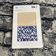 Lifestyle Crafts QUICKUTZ CHEVRON GOOSEBUMPZ Embossing Folders EF0027