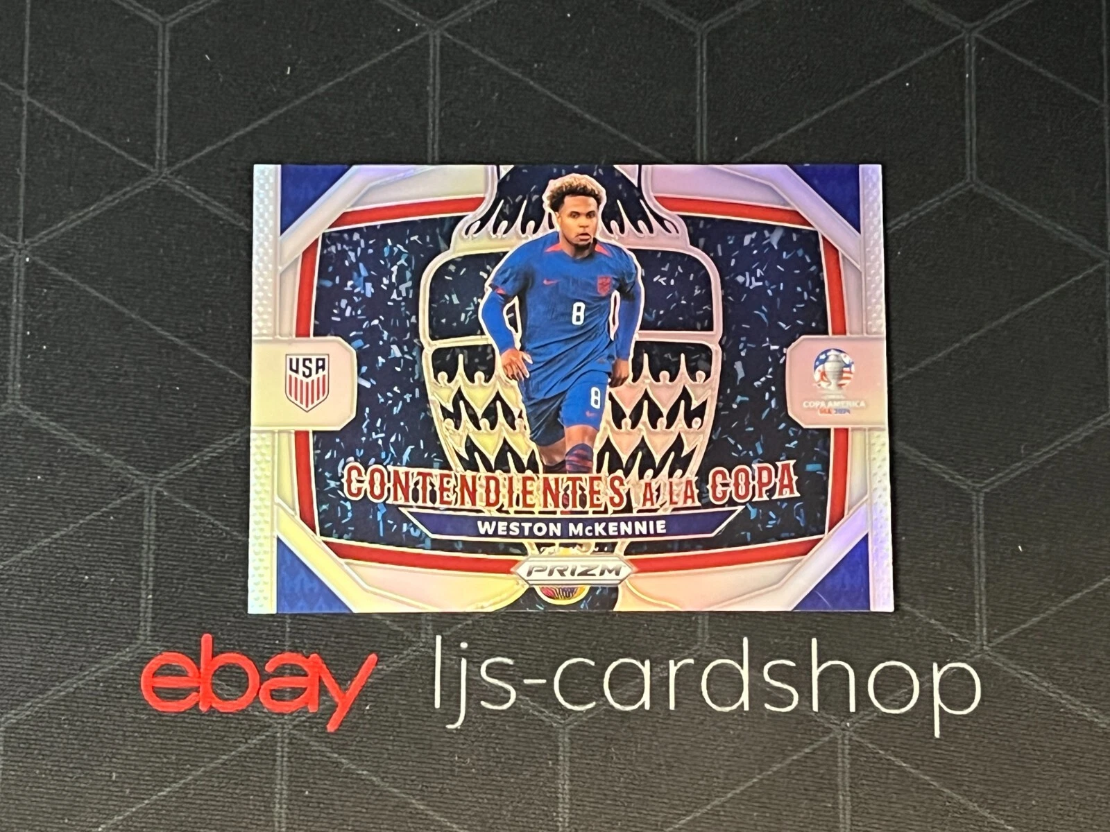 2024 Panini Prizm Copa America Weston McKennie Contendientes A La Copa Silver J1