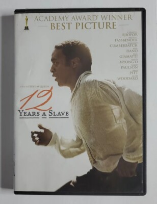 12 Years A Slave DVD Video Chiwetel Ejiofor 134 Minute 2013 Movie R Rated