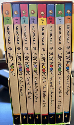 JUDY MOODY BEST EVER COLLECTION  BOOKS 1-8 PAPERBACKS IN SLIPCASE