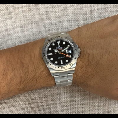 Rolex Explorer II GMT Steel Black Dial Mens 42mm Watch 226570 | eBay