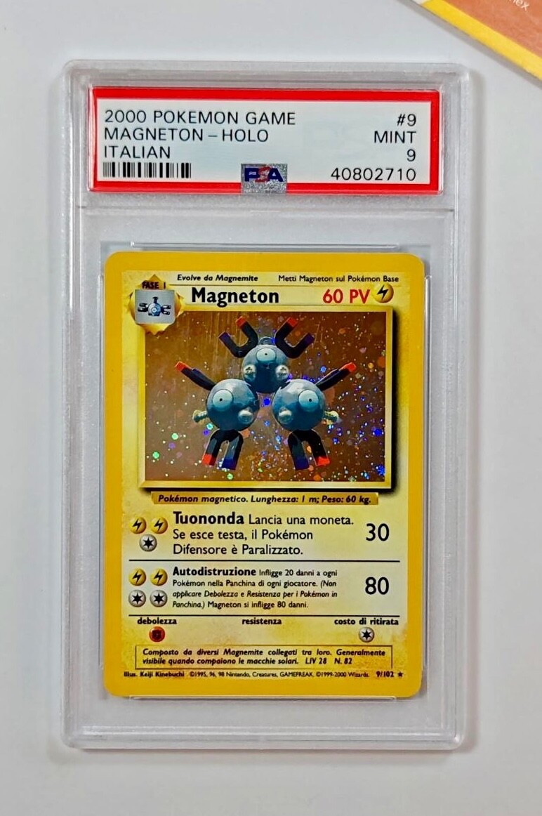 Pokemon PSA 9 Magneton Holo Unlimited Italiano Base Set #9 | eBay