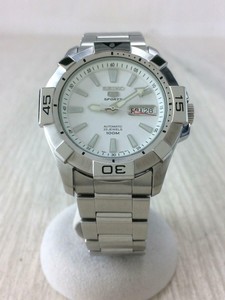 seiko 5 white face