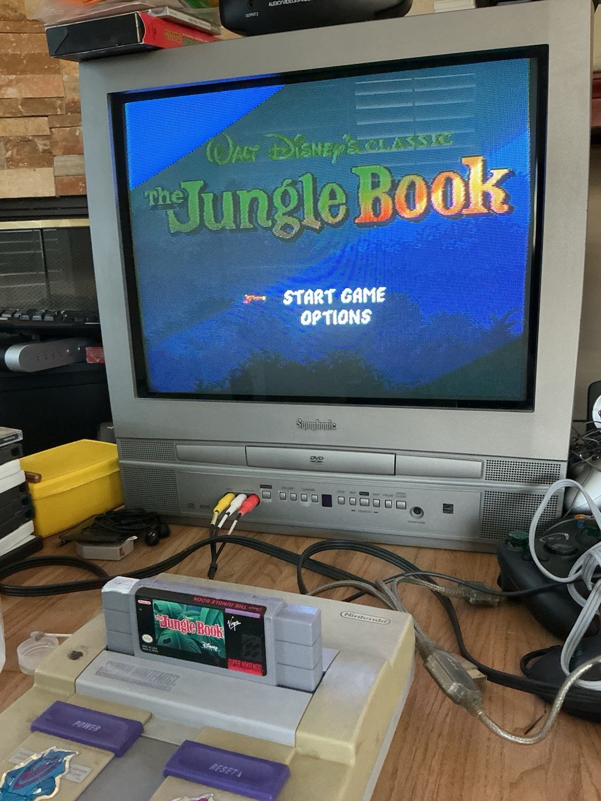 SNES Disney's The Jungle Book (Super Nintendo Entertainment System, 1994) Tested