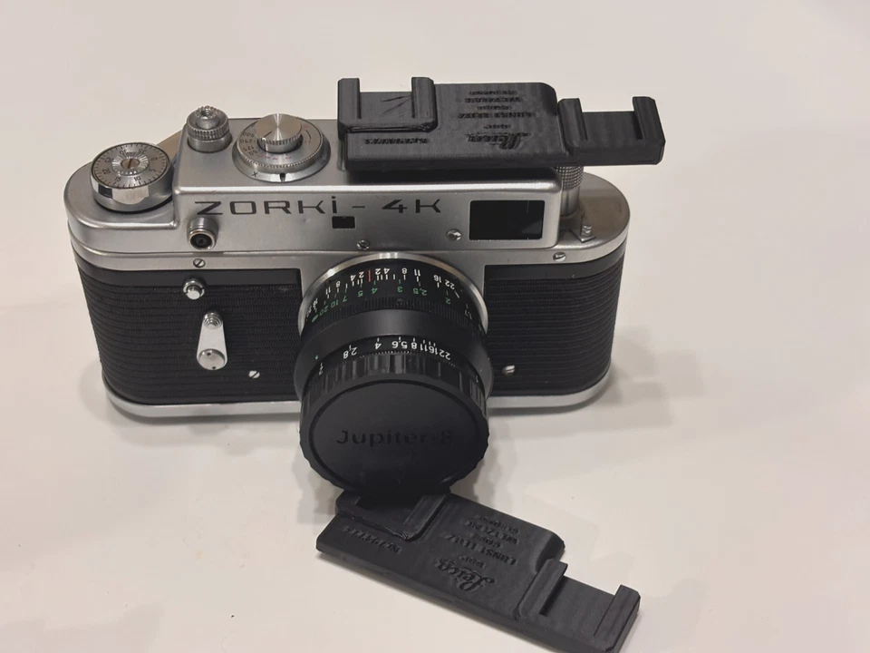 Vintage Style Dual Shoe  Flash Adapter for Leica, Bessa, & Zorki Range Finders - Image 2 of 4