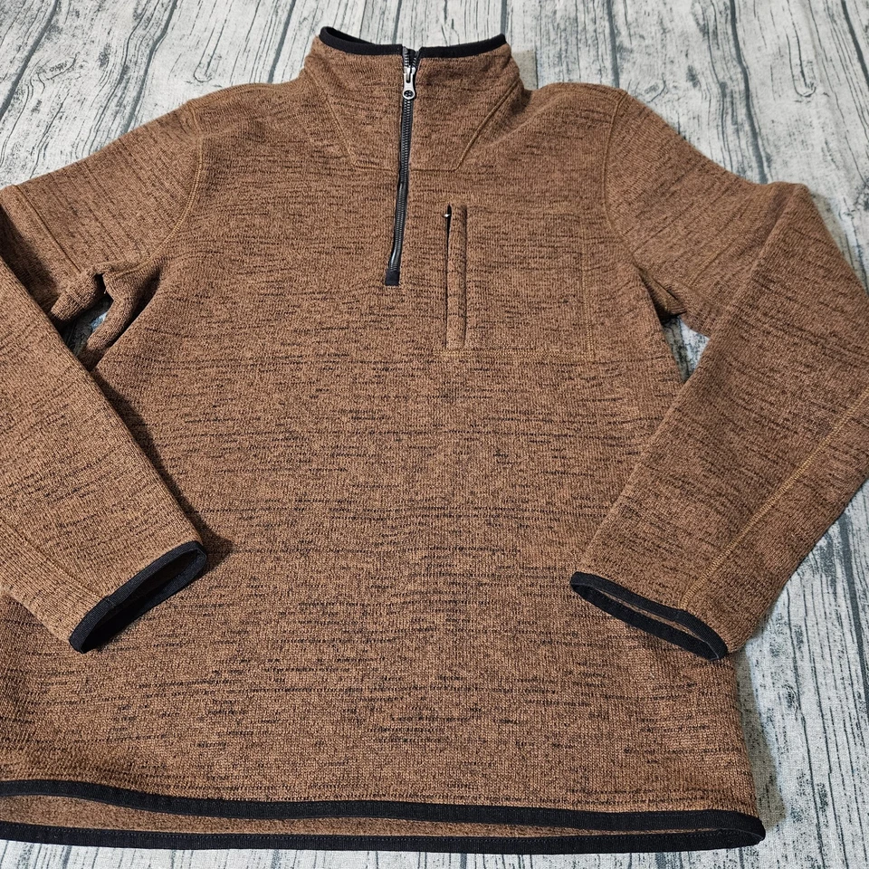 Прана свитер M средний Ascendyr флис 1/4 молнии туризм кемпинг пуловер новый без ЯРЛЫКОВ - Изображение 2 из 4