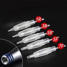 10X  Needle Cartridge for Disposable Eyebrow Rotary Makeup Tattoo Pen Machine C