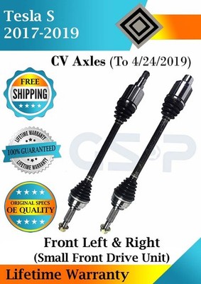 GSP OEM Front CV Axle For 2017-2019 Tesla S Small Front Drive Lifetime Warranty