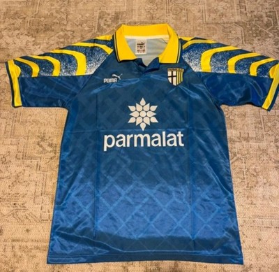 Nagelneu! Herren Medium 1995-1997 Parma Calcio 1913 Reissue Third Trikot Shirt  