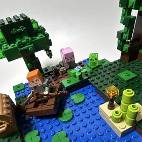 LEGO Minecraft: The Witch Hut (21133) w/Alex, Witch, Slime & Pig, No Box/Manual