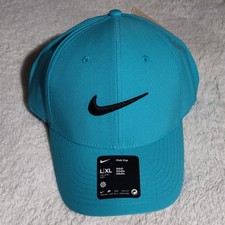 Nike Dri-FIT Club Structured Swoosh Cap Hat L/XL FB5625-345 Blue