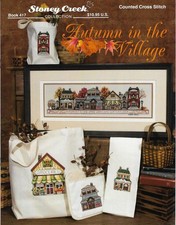 Autumn in the Village BK417 by Stoney Creek cross stitch pattern