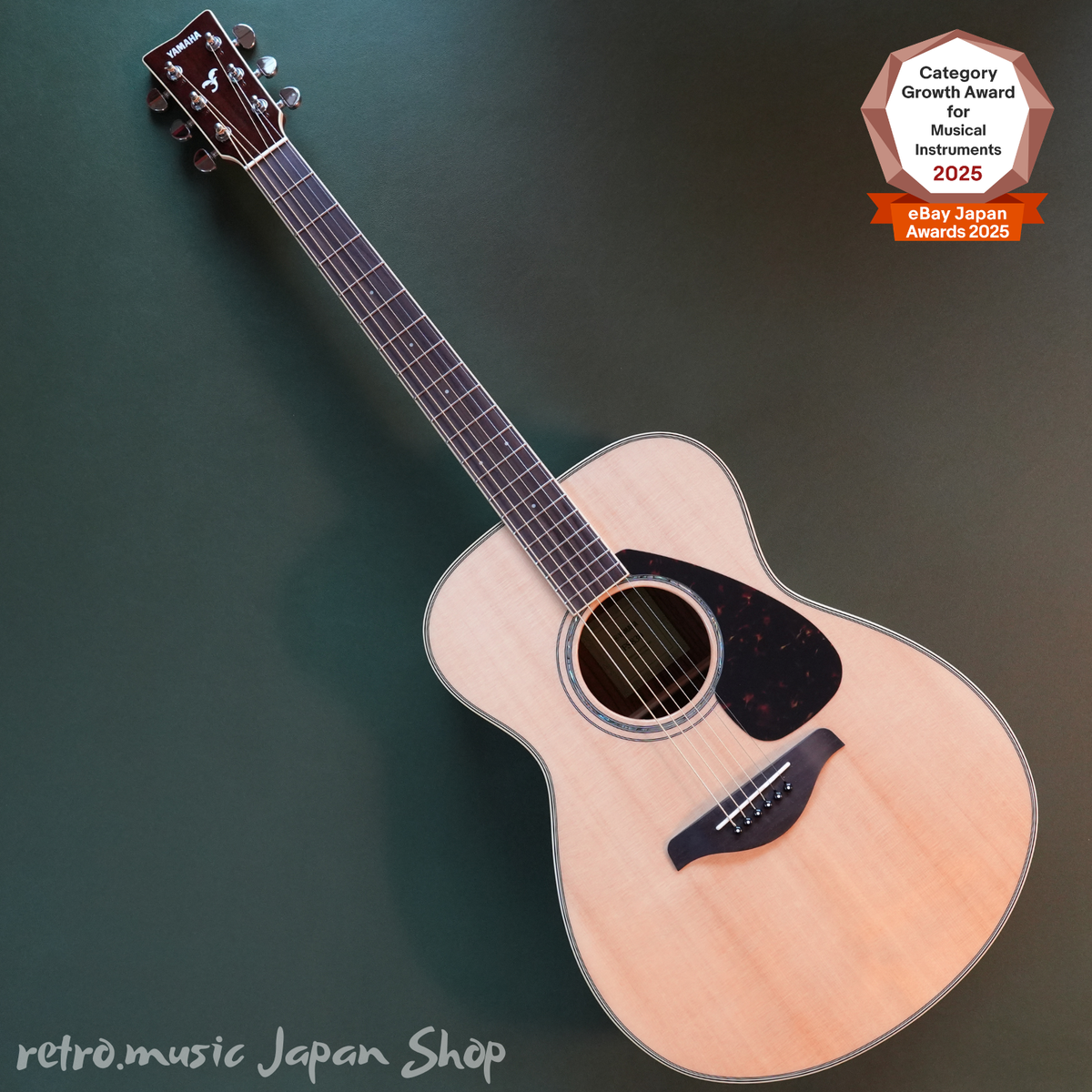 YAMAHA　FS830 Yamaha FS830 Acoustic Guitar Natural Rosewood Back & Sides Brand