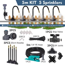 Garden Misting Cooling System 360° 