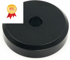 45 Record Adapter Aluminum 45 RPM for Player Black Black