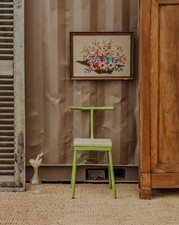 Alma, la chaise verte en métal N°1222