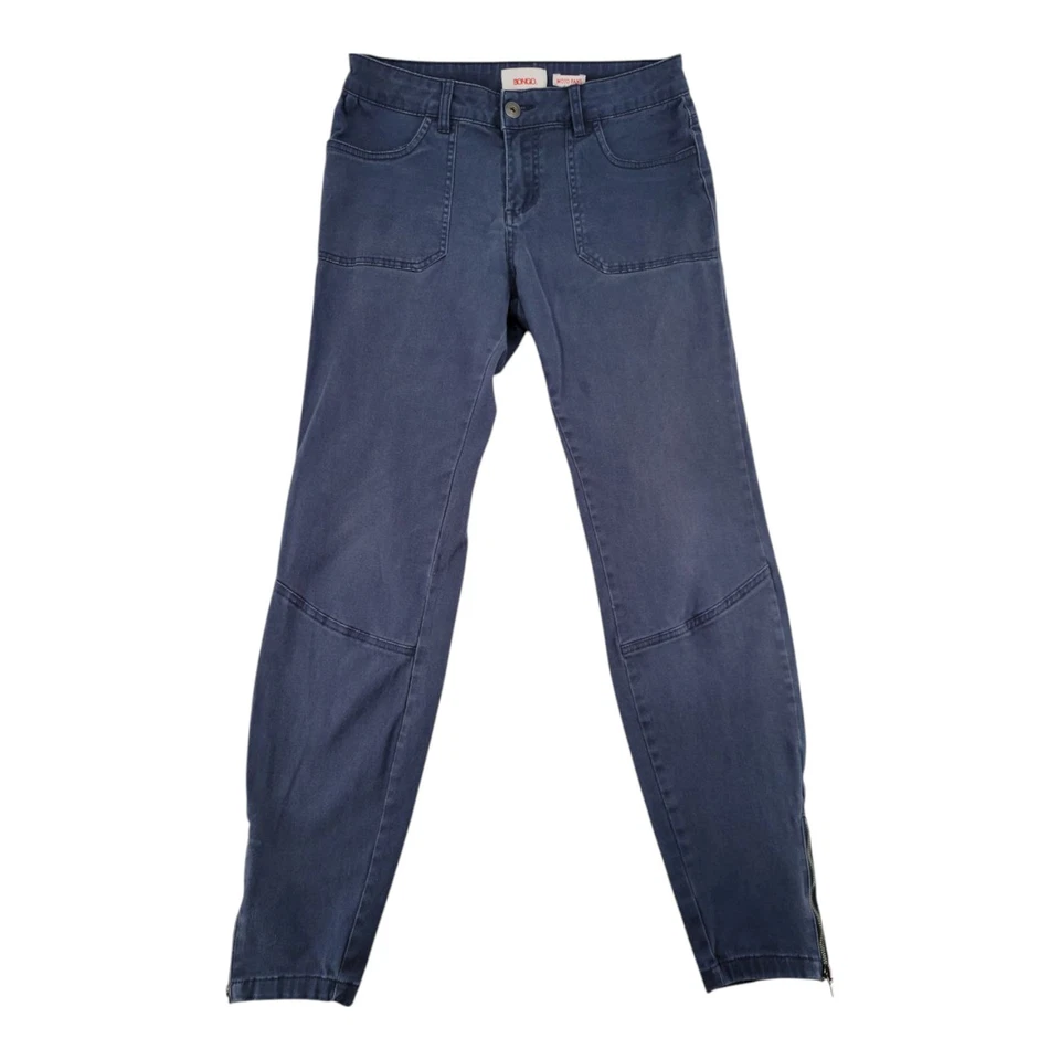 Бонго Moto брюки синий молнии кромки узкие джинсы женщин размер 9 - Изображение 2 из 4