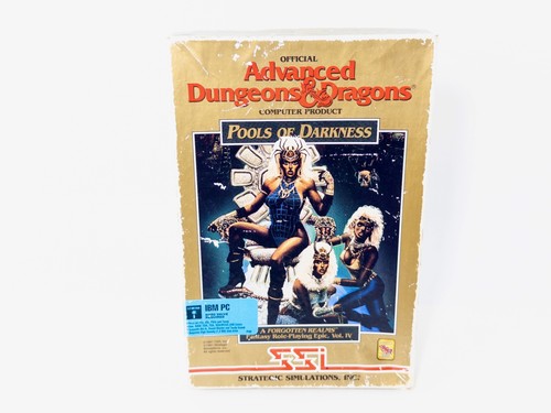 Advanced Dungeons & Dragons Pools of Darkness IBM PC 5,25" Discs, lesen, komplett