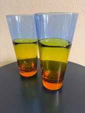 Sghr Duo Amber 9 oz Glass Pair Set Sugahara #2