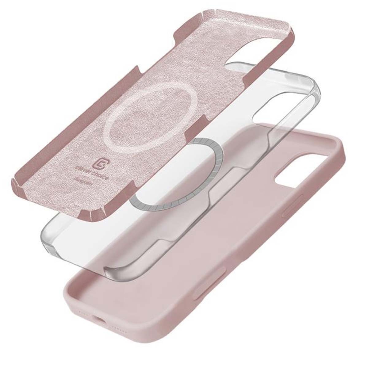 Coque iPhone 16 Pro Max rose silicone antichoc pour le bureau - 3