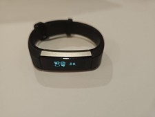 Fitbit Alta HR Activity Tracker FB408 Black Small Band No Charger Working