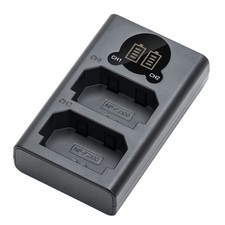 NP-FZ100 Battery Charger, Double Slot BC-QZ1 Charger for Sony Alpha ZV-E1, FX...