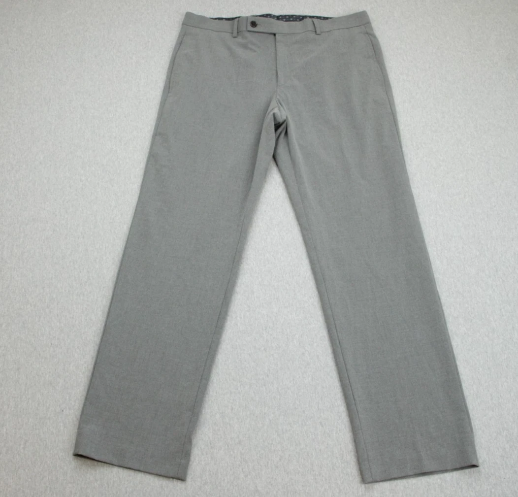 Lauren Ralph Lauren Pants Mens 33 x 30 Gray Stretch Dress Black Label