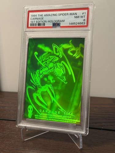 1994 Spider-Man Amazing Marvel #1 Carnage 1st Edition Hologram PSA 8 NM-MT!