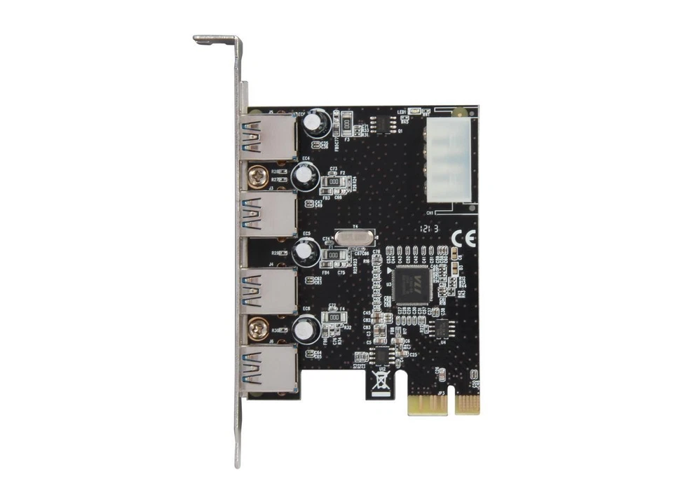 SYBA USB 3.0 4-port PCI-Express x1 Controller Card, VLI VL80x Chip Model - Image 3 of 4