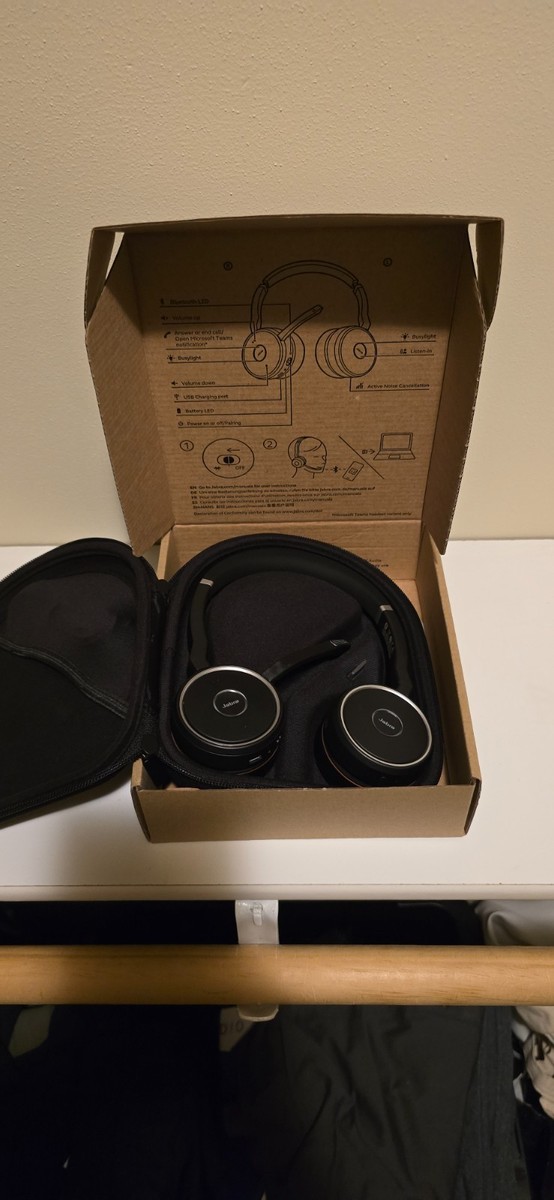 Jabra Evolve 75 Wireless Bluetooth Headset - HSC040W for sale