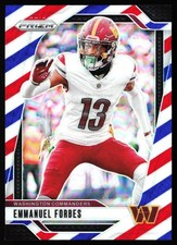 2024 Panini Prizm Red White and Blue Emmanuel Forbes #291 KS8