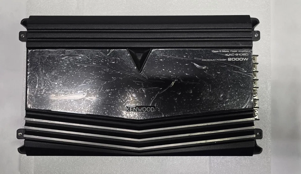 KENWOOD EXCELON KAC-9106D CLASS-D MONO SUB-WOOFER AMPLIFIER - Image 2 of 4