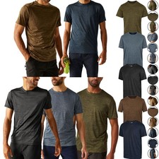 Regatta Mens Fingal Breathable Quick Dry Textured Gym Breathable T Shirt