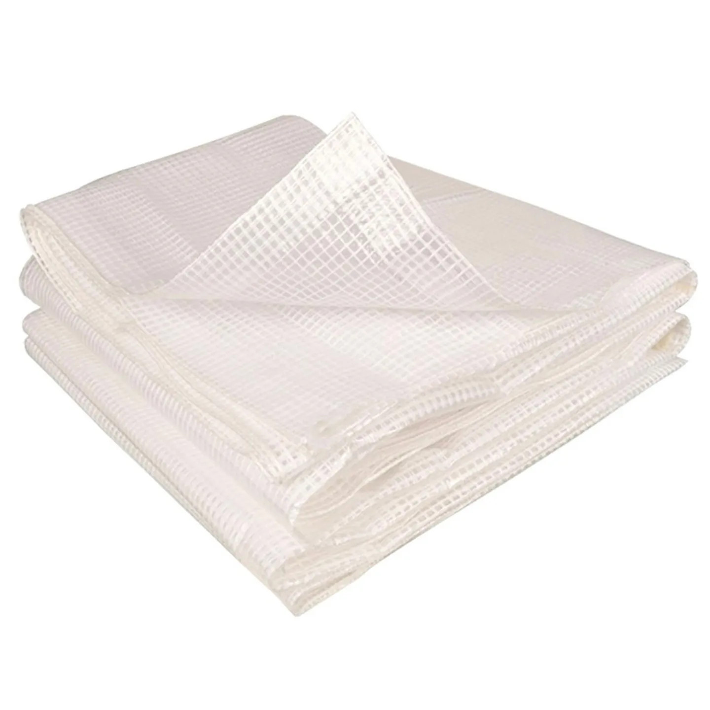 Bâche de rechange serre 12m² blanche ZEBRA tunnel potager 130g