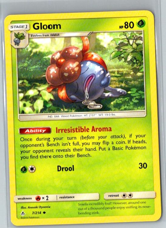 Gloom Unbroken Bonds Non-Holo Pokémon TCG