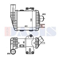 Aks Dasis LadeluftküHler Llk Intercooler KüHler Ladeluft 567000N