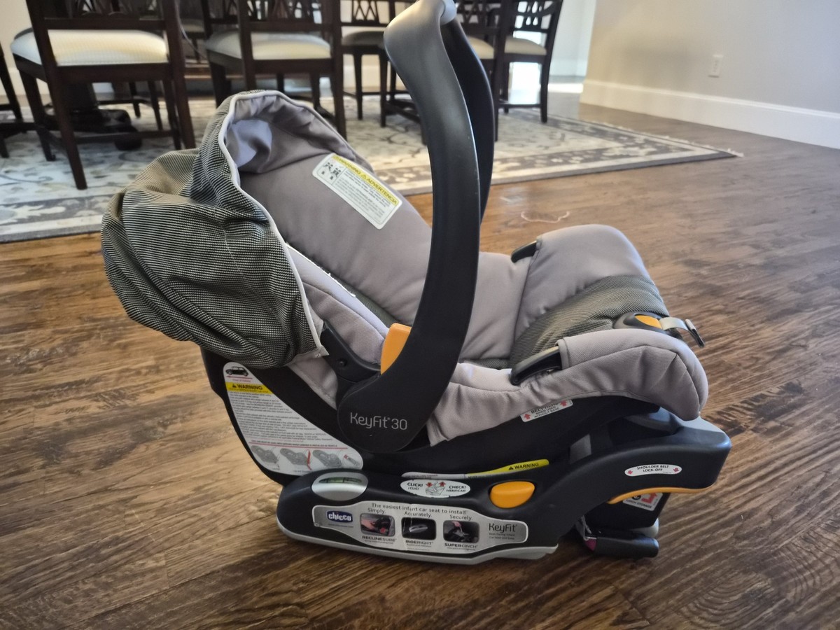 Chicco Bravo Baby Stroller and Matching Chicco Keyfit30 Carseat Gray | eBay