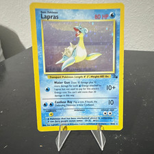 The Pokemon Company Lapras 10/62 Fossil Holo Rare 80 HP English on eBay