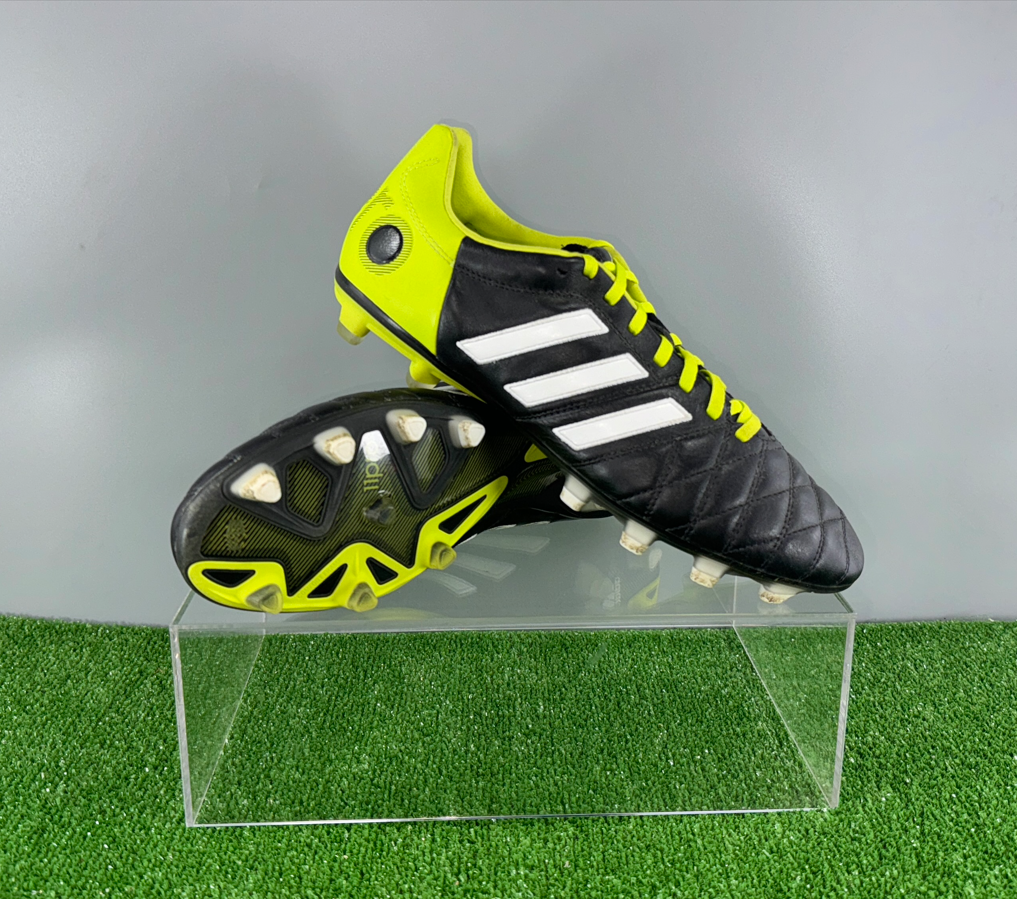 Adidas 11Pro FG Leathers F33102 Elite US9.5 US10 Black boots