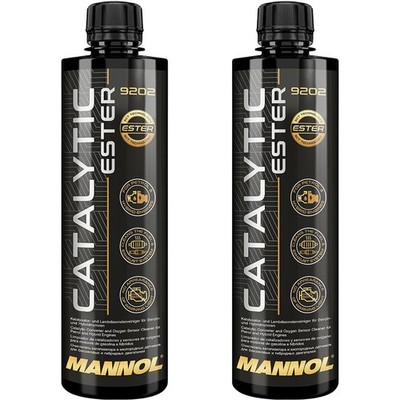 2x 450 ml MANNOL KATALYSATOR ESTER LAMBDASONDEN REINIGER BENZIN ADDITIV ZUSATZ