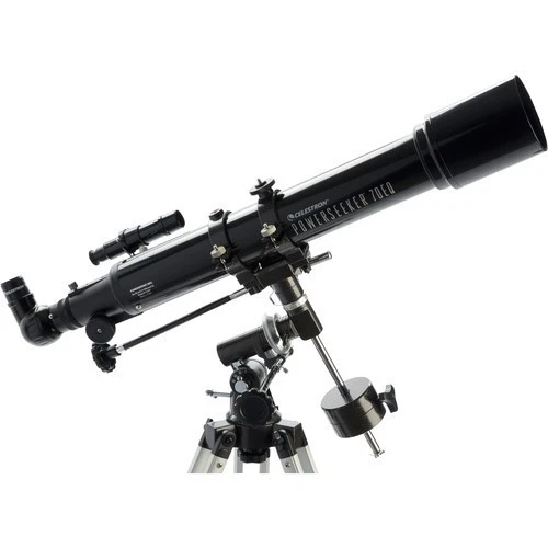 Celestron PowerSeeker 70mm f/10 EQ Refractor Telescope - Image 3 of 4