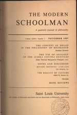 The Modern Schoolman volume XXXIV, 1956-1957 - AA.VV. (Saint Louis University)