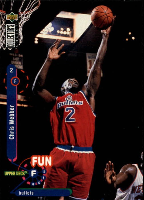 1995-96 Collector's Choice #194 Chris Webber FF - BSK