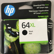 Genuine HP 64XL High Yield N9J92AN Black Original Ink Cartridge 2024/2025