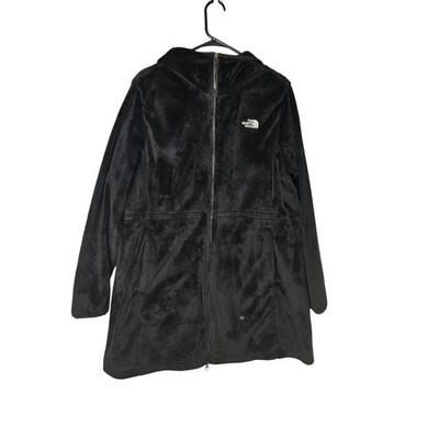 The North Face Osito Parka Lined Fleece Coat Top Jacket Black Womens XL