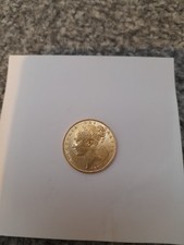 1863 Gold Victoria Full Sovereign Coin Shieldback
