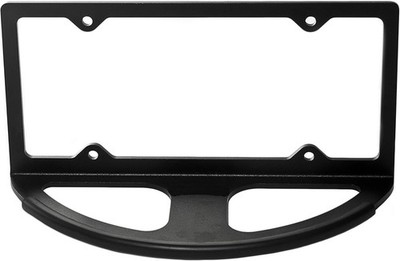 Solid Steel License Plate Frame Parking Bumper Protector Holder Auto Car Truck