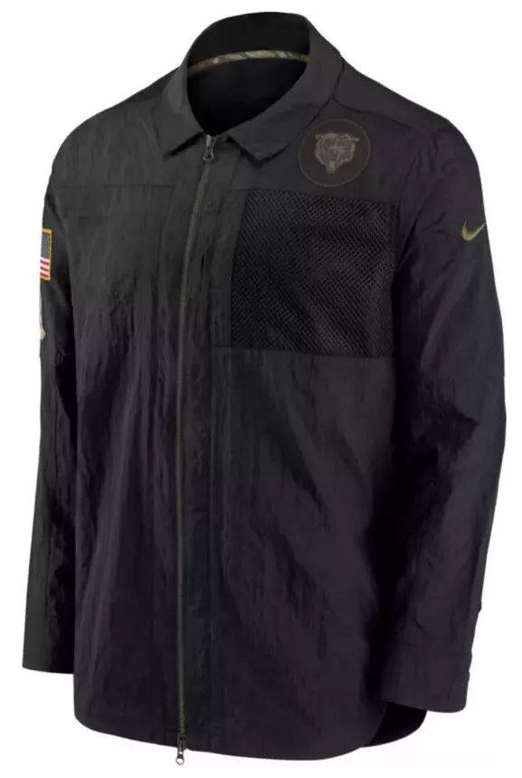Nike Men s Chicago Bears Salute To Service Full Zip Sideline