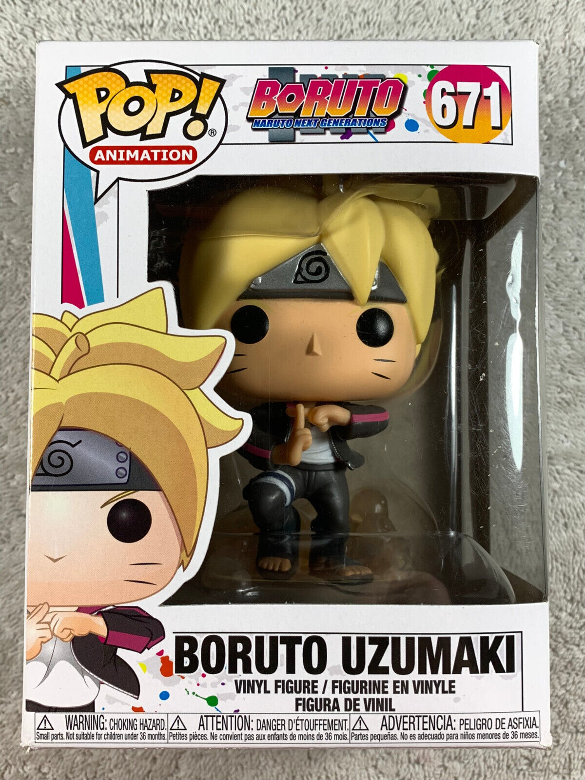 Boneco Funko Pop Boruto Uzumaki 671 Filho Do Naruto Original