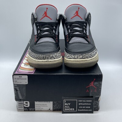 air jordan 3 black cement suede